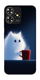 Чохол на ZTE Blade A73 4G Чохол кіт з кавою фото 1 з 1