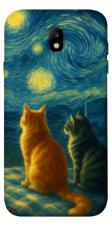 Чохол на Samsung J730 Galaxy J7 (2017) Cats under the stars фото 1 Чохол на Samsung J730 Galaxy J7 (2017) Cats under the stars фото 1 з 1