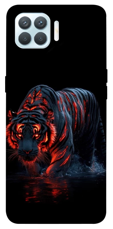 Чохол на Oppo F17 Pro fire tiger фото 1 з 1