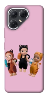 Чохол на TECNO Pova 7 Cat Cafe Trio фото 1 з 1