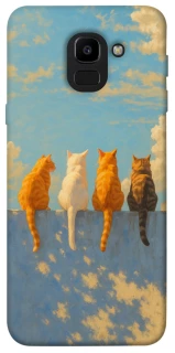 Чехол на Samsung J600F Galaxy J6 (2018) cats on wall фото 1 Чехол на Samsung J600F Galaxy J6 (2018) cats on wall фото 1 из 1