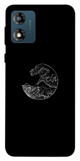 Чохол на Motorola Moto E13 Black tsunami фото 1 Чохол на Motorola Moto E13 Black tsunami фото 1 з 1