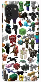 Чохол на Samsung Galaxy A03 Minecraft v4 фото 1 з 1