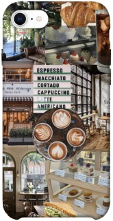 Чохол на Apple iPhone SE (2020) Coffee collage ver.5 фото 1 з 1