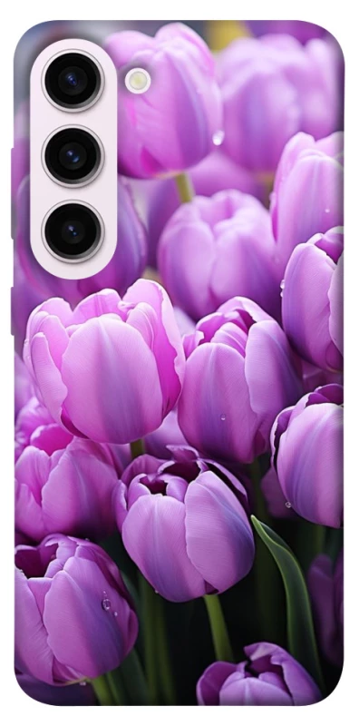 Чехол на Samsung Galaxy S23+ Фиолетовые тюльпаны фото 1 из 1