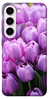 Чехол на Samsung Galaxy S23+ Фиолетовые тюльпаны фото 1 из 1