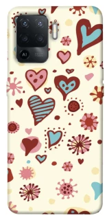 Чехол на Oppo Reno 5 Lite Pretty hearts фото 1 из 1