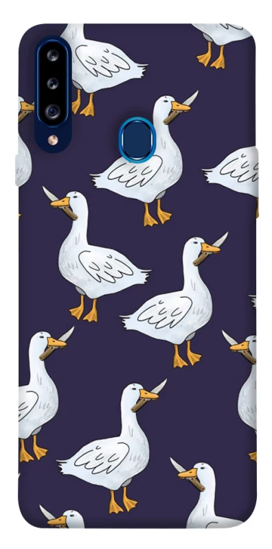 Чохол на Samsung Galaxy A20s Гуси з претензією фото 1 з 1