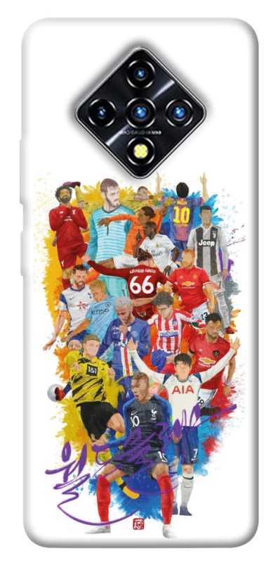 Чохол на Infinix Zero 8 Football Abstract v2 фото 1 з 1