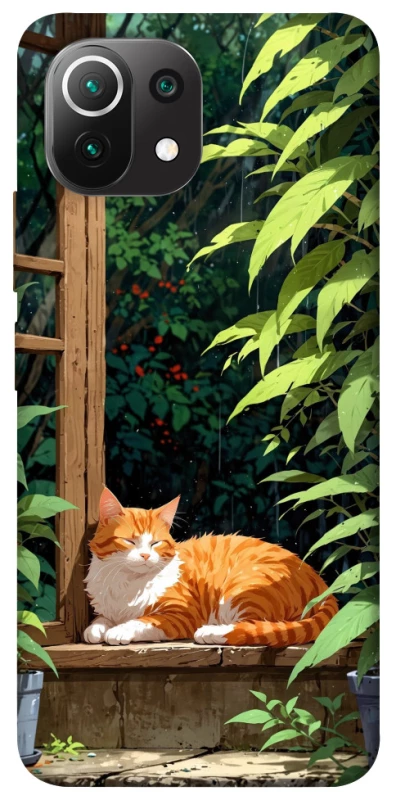 Чохол на Xiaomi Mi 11 Lite red cat фото 1 з 1