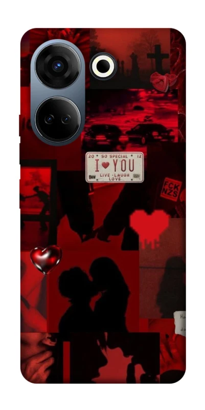 Чохол на TECNO Camon 20 Pro (CK7n) Love collage ver.2 фото 1 з 1