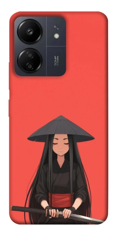 Чохол на Xiaomi Poco C65 Red samurai фото 1 з 1