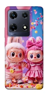 Чехол на Infinix Note 30 Pro Labubu twins ver.2 фото 1 из 1