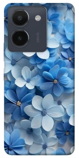 Чохол на Vivo Y36 Сині квіти фото 1 з 1