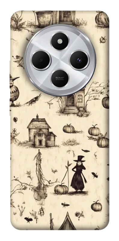Чохол на Xiaomi Redmi 14C / Poco C75 Halloween aesthetic ver.1 фото 1 з 1