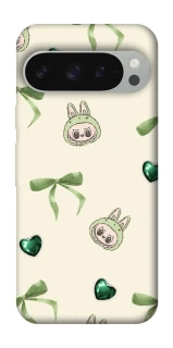 Чехол на Google Pixel 10 Pro XL Labubu Green Heart фото 1 из 1