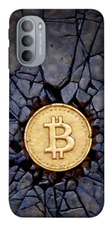 Чохол на Motorola Moto G31 Bitcoin cracks фото 1 з 1