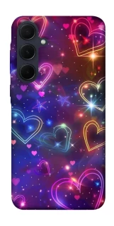 Чохол на Samsung Galaxy A55 Drawn hearts фото 1 з 1