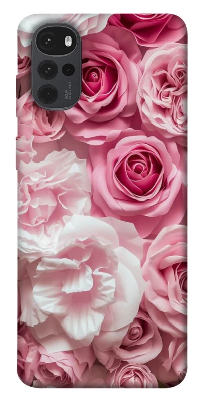 Чехол на Motorola Moto G22 Розовые цветы фото 1 из 1