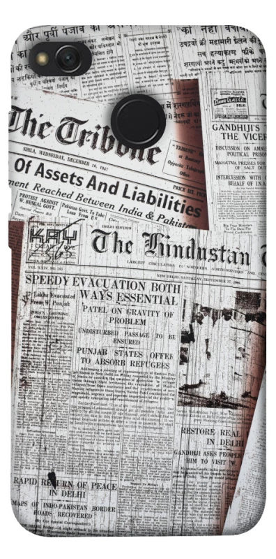 Чехол на Xiaomi Redmi 4X Газеты фото 1 из 1