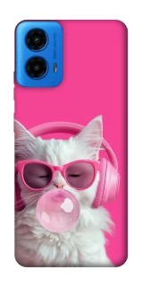 Чохол на Motorola Moto G45 Pink kitty фото 1 Чохол на Motorola Moto G45 Pink kitty фото 1 з 1
