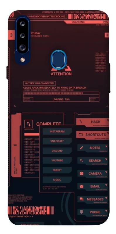 Чехол на Samsung Galaxy A20s Attention фото 1 из 1