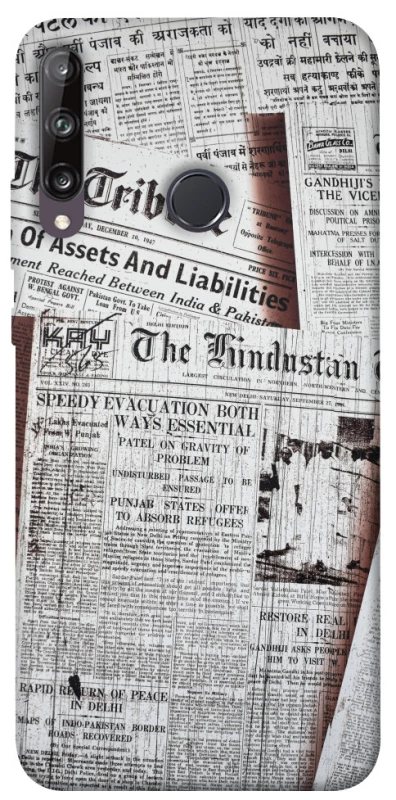 Чехол на Huawei P40 Lite E Газеты фото 1 из 1