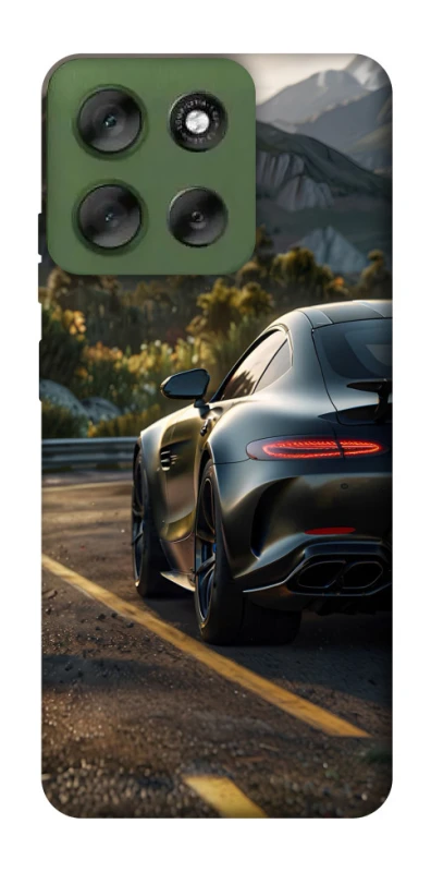 Чехол на Motorola Moto G56 5G Car in the mountains фото 1 из 1