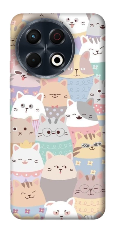Чехол на TECNO Spark 30 Pro (KL7) Funny Kittens ver.2 фото 1 из 1