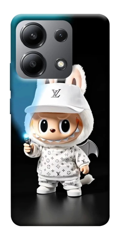 Чохол на Xiaomi Redmi Note 13 4G Labubu with flashlight ver.1 фото 1 з 1