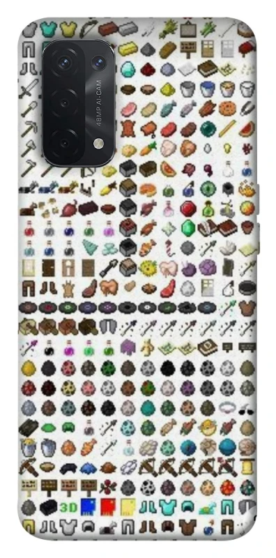 Чехол на Oppo A54 5G / A74 5G Minecraft v2 фото 1 из 1