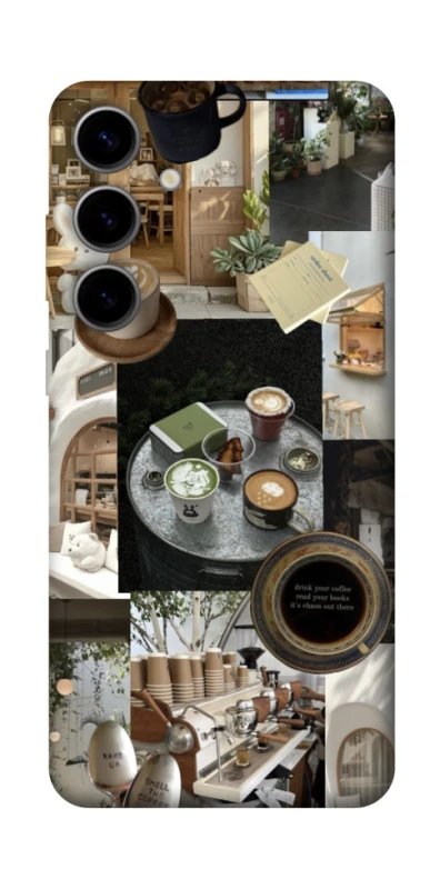 Чохол на Samsung Galaxy S25 FE Coffee collage ver.4 фото 1 з 1