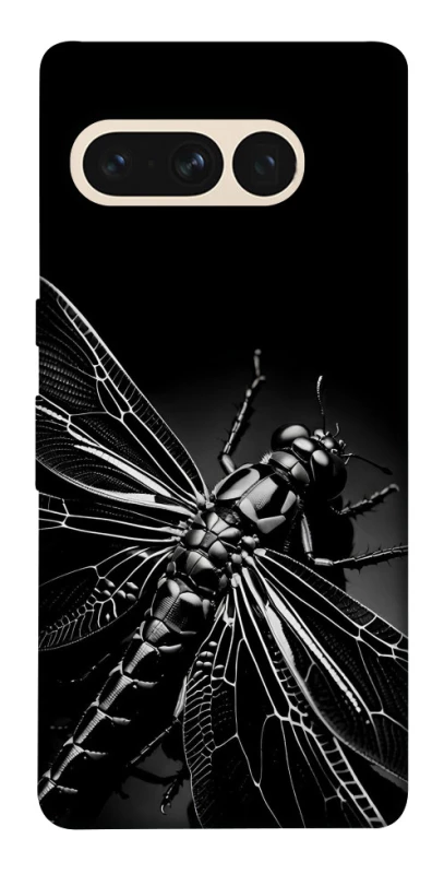 Чехол на Google Pixel 7 Pro Black dragonfly фото 1 из 1