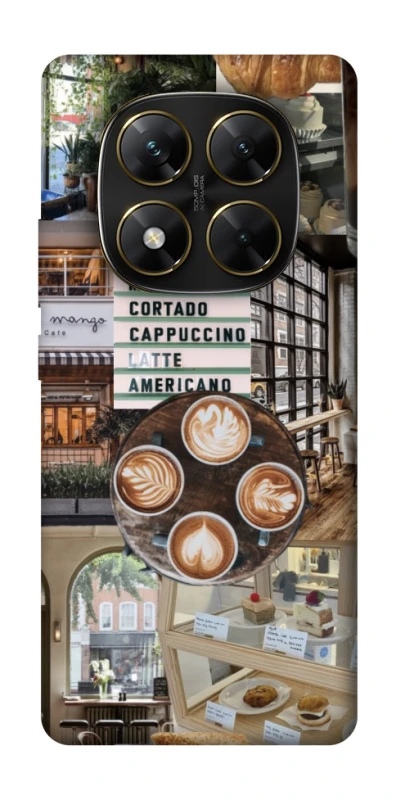 Чохол на Xiaomi Poco X7 Coffee collage ver.5 фото 1 з 1