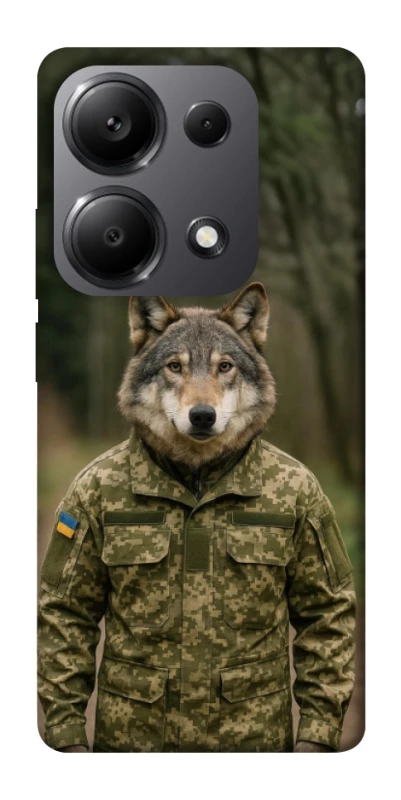 Чохол на Xiaomi Redmi Note 13 Pro 4G Вовк захисник фото 1 з 1