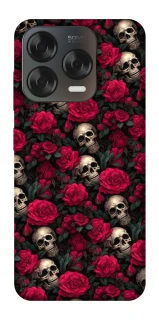 Чохол на ZTE Blade V70 Design Черепа та рози фото 1 з 2