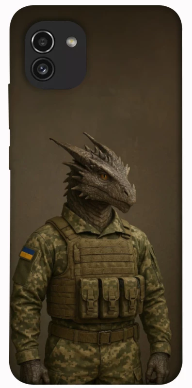 Чохол на Samsung Galaxy A03 Дракон захисник фото 1 з 1