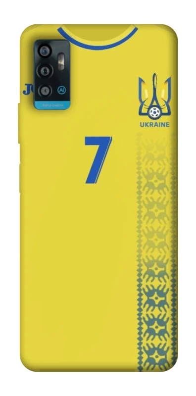 Чехол на ZTE Blade A71 UA-Football ver.3 фото 1 из 1