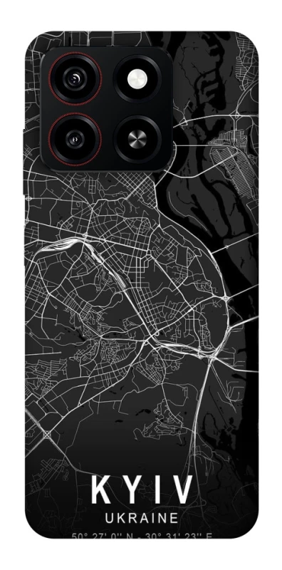 Чохол на ZTE Blade A35 4G Kyiv map фото 1 з 1