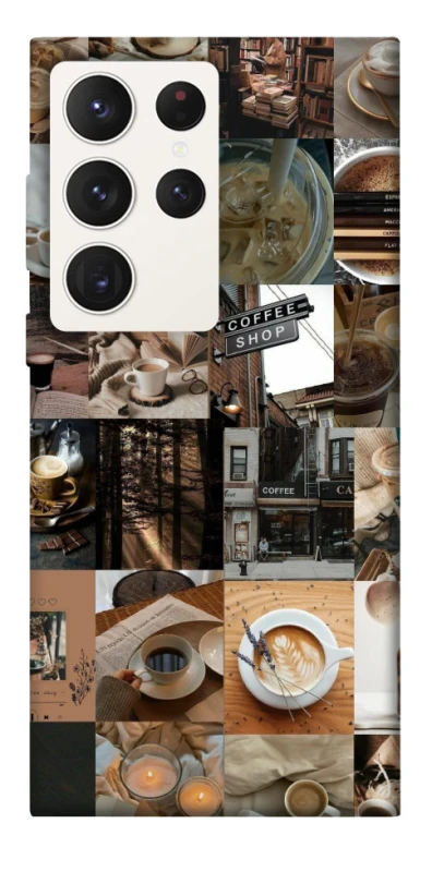 Чохол на Samsung Galaxy S23 Ultra Coffee collage ver.3 фото 1 з 1