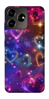 Чохол на ZTE Blade V50 Design 4G Drawn hearts фото 1 з 1