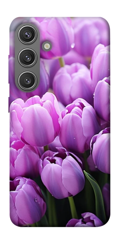 Чехол на Samsung Galaxy S24 Фиолетовые тюльпаны фото 1 из 1
