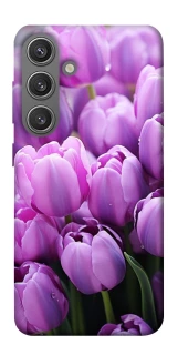 Чехол на Samsung Galaxy S24+ Фиолетовые тюльпаны фото 1 из 1
