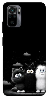 Чохол на Xiaomi Poco M5s Three Cats фото 1 з 1