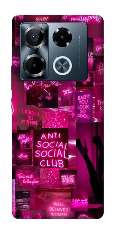 Чехол на Infinix Note 40 Pro 4G Hot collage ver.7 фото 1 из 1