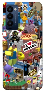 Чехол на TECNO Camon 18 Roblox collage ver.5 фото 1 из 1