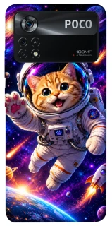 Чохол на Xiaomi Poco X4 Pro 5G Space Cat фото 1 з 1