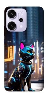 Чехол на Oppo Reno 14 Pro Cyber cat фото 1 из 1