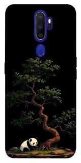 Чехол на Oppo A5 (2020) / Oppo A9 (2020) Panda and tree фото 1 из 1