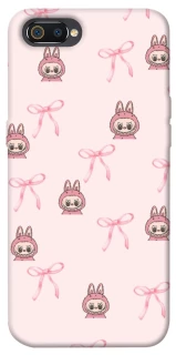 Чехол на Realme C2 Pink bows and Labubus фото 1 из 1